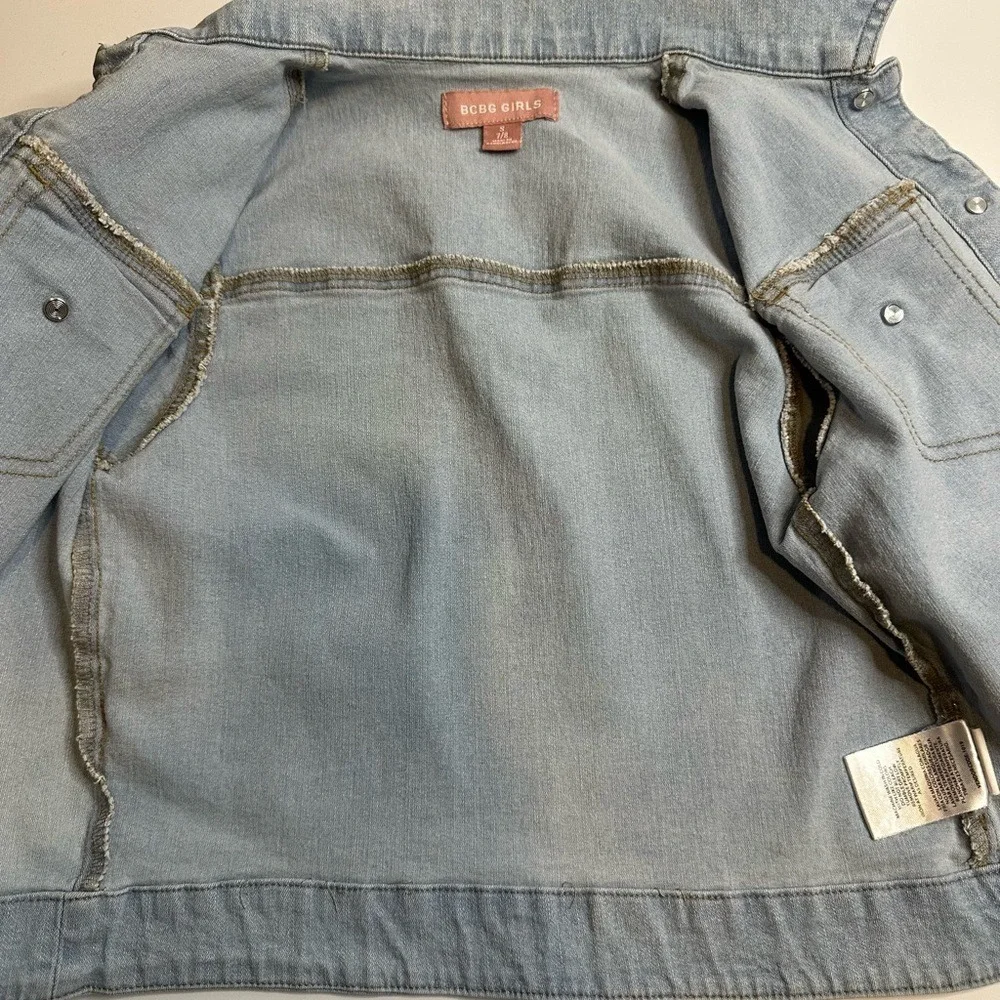 BCBGirls Light Blue Jean Jacket‎ Size S